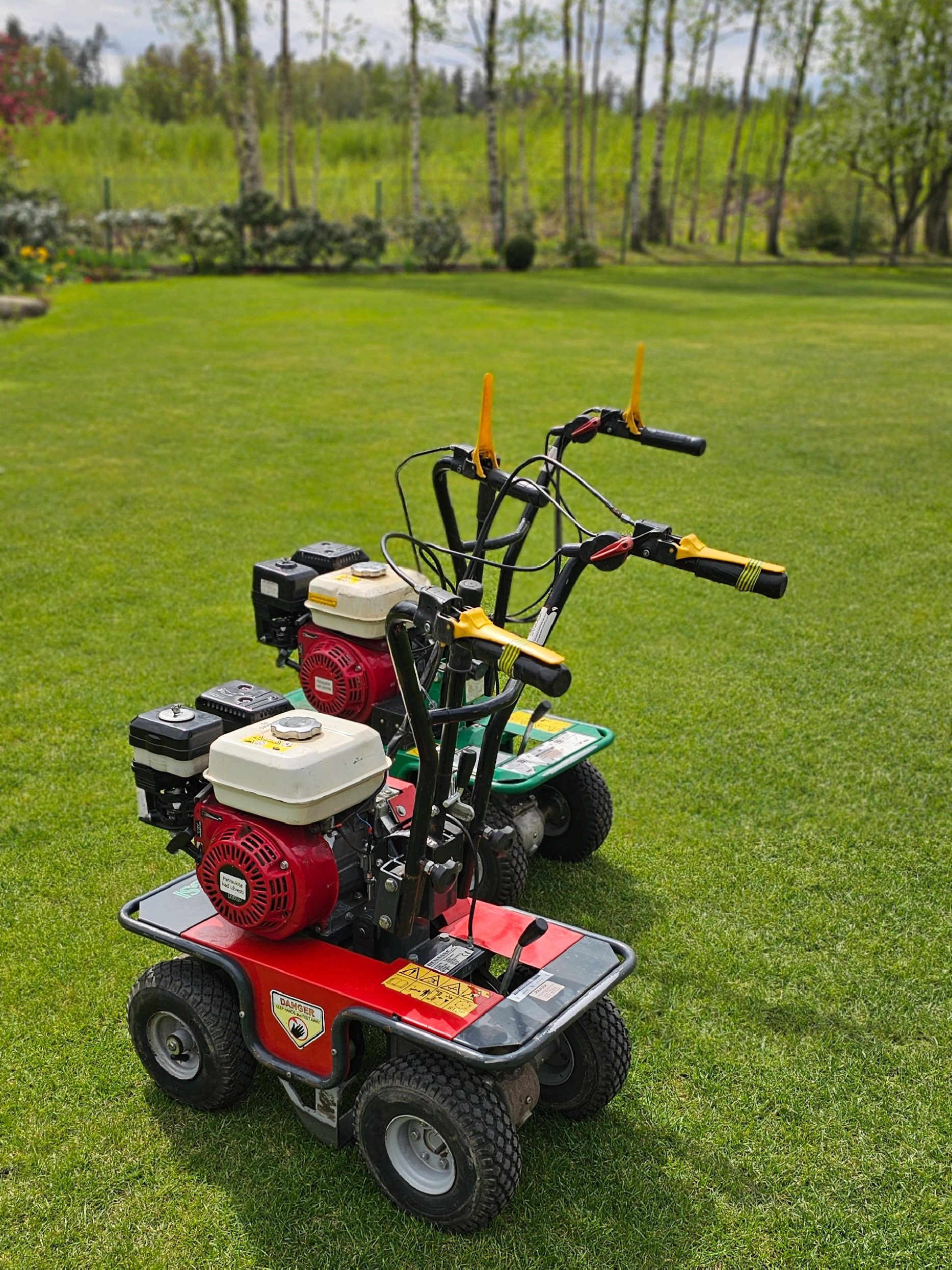 Laistymo sistemos montavimas išsaugant veją