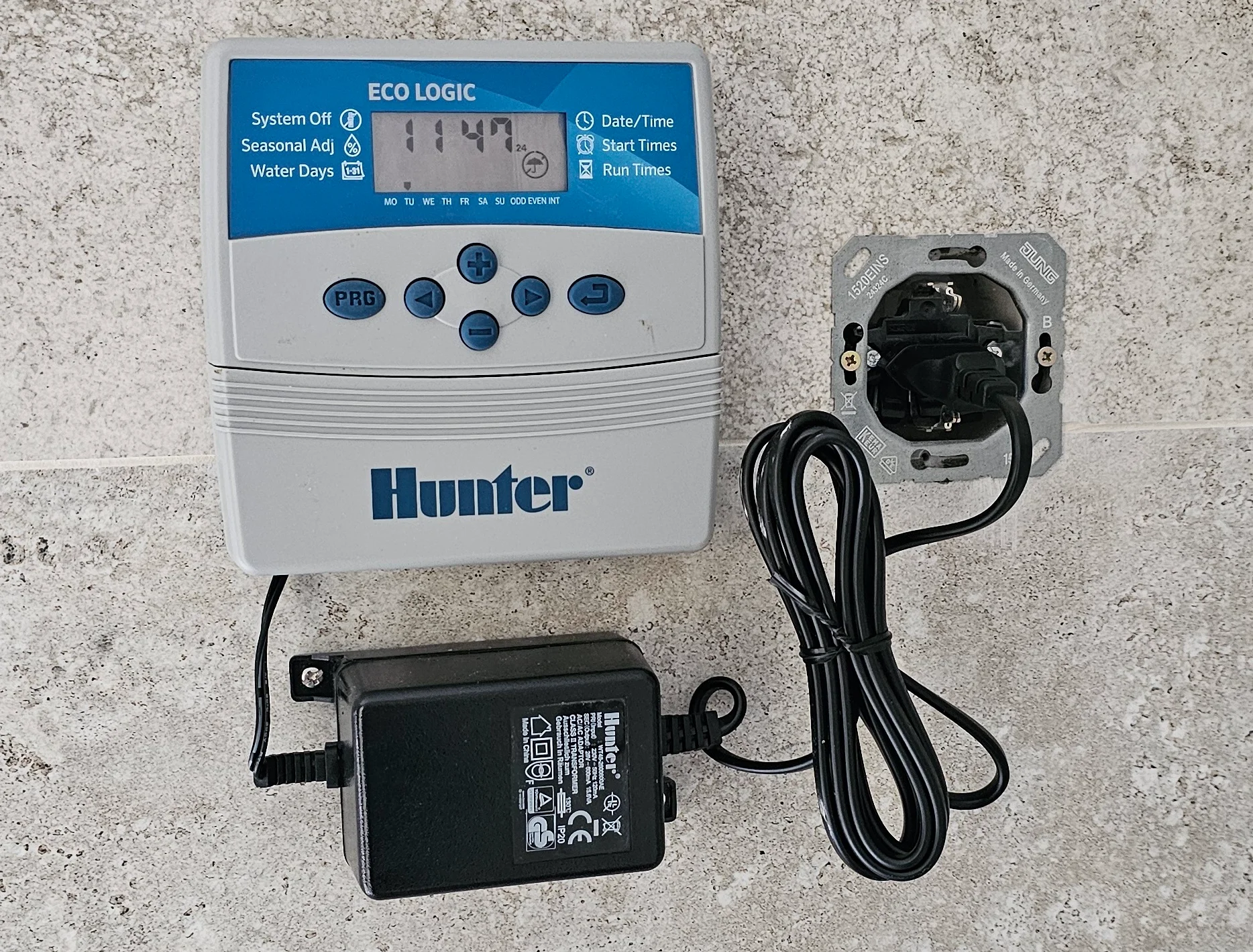 6 zonų vidinis laistymo valdiklis Hunter Eco Logic – Hunter Industries – 4 nuotrauka