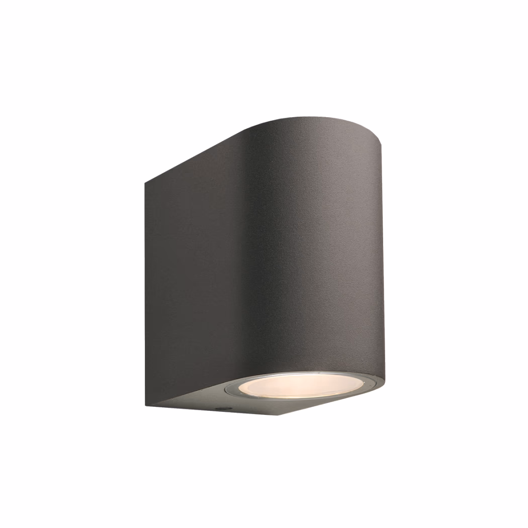 Sieninis lauko šviestuvas Gilvus anthracite 4W