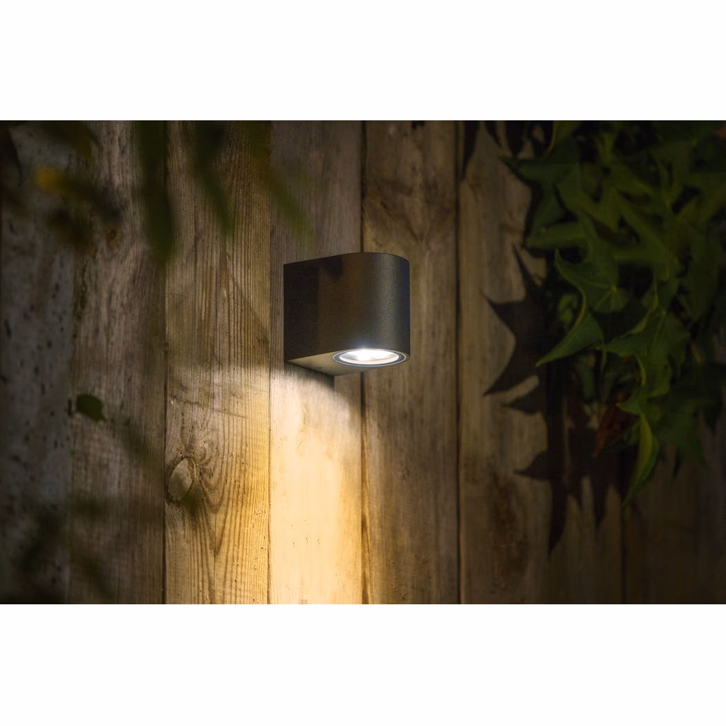 Sieninis lauko šviestuvas Gilvus anthracite 4W – 2 nuotrauka