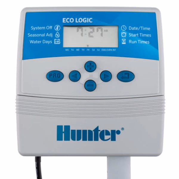 6 zonų vidinis laistymo valdiklis Hunter Eco Logic – Hunter Industries