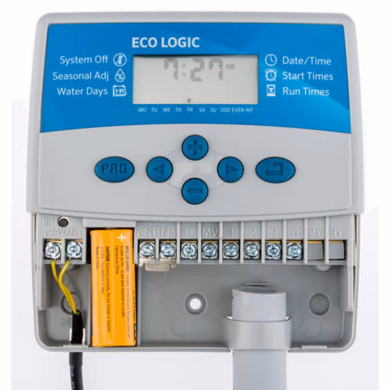 6 zonų vidinis laistymo valdiklis Hunter Eco Logic – Hunter Industries – 2 nuotrauka