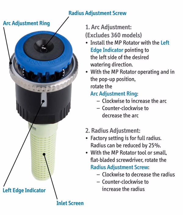 HUNTER MP Rotator 1000 90°-210° USA – Hunter Industries – 6 nuotrauka