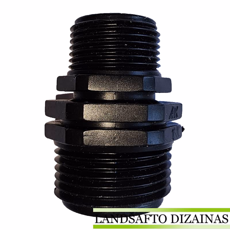 Perėjimas srieginis 1''x3/4'' isorė – Technoplastic