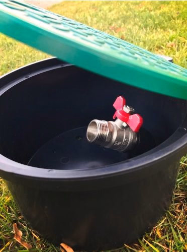 Vandens hidrantas laistymui su 3/4" žalvariniu ventiliu – 3 nuotrauka